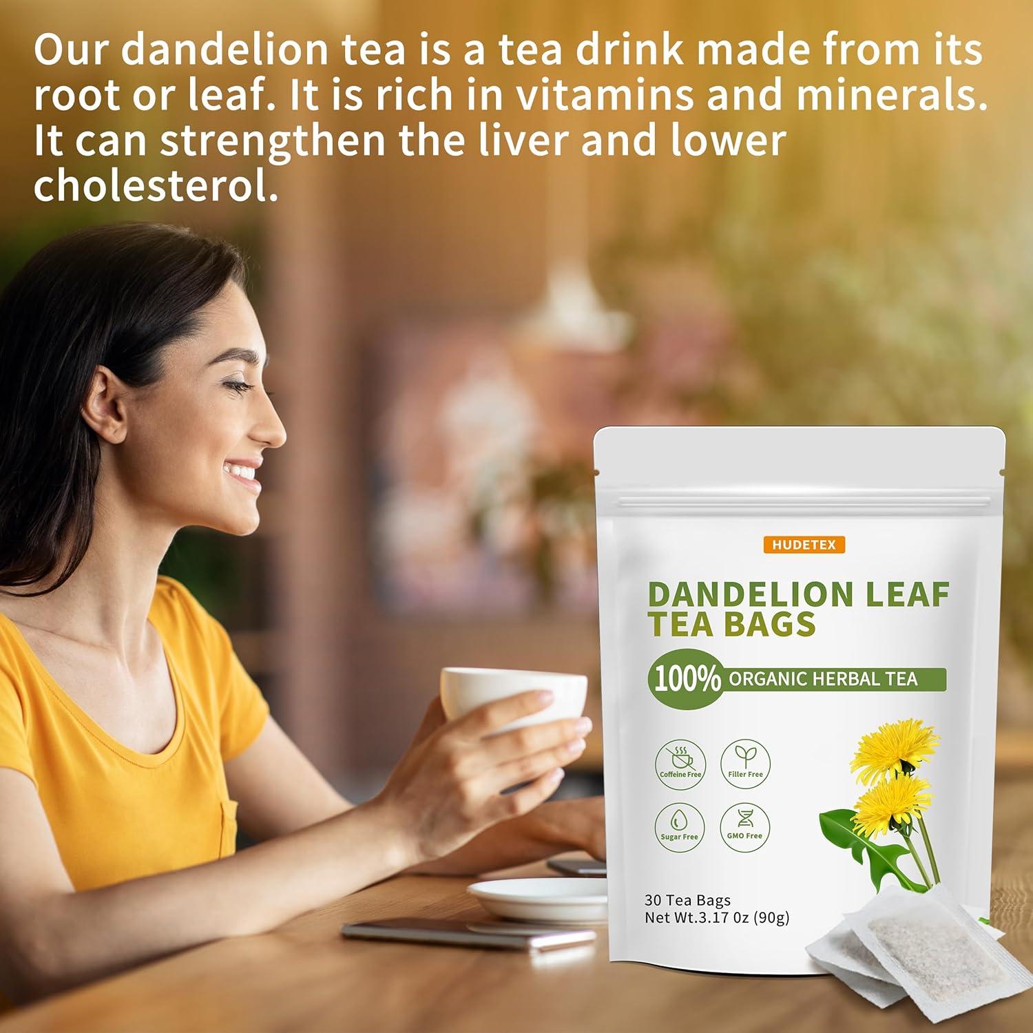 Té de Raíz de Diente de León Orgánico 30 Bolsas Ecológicas