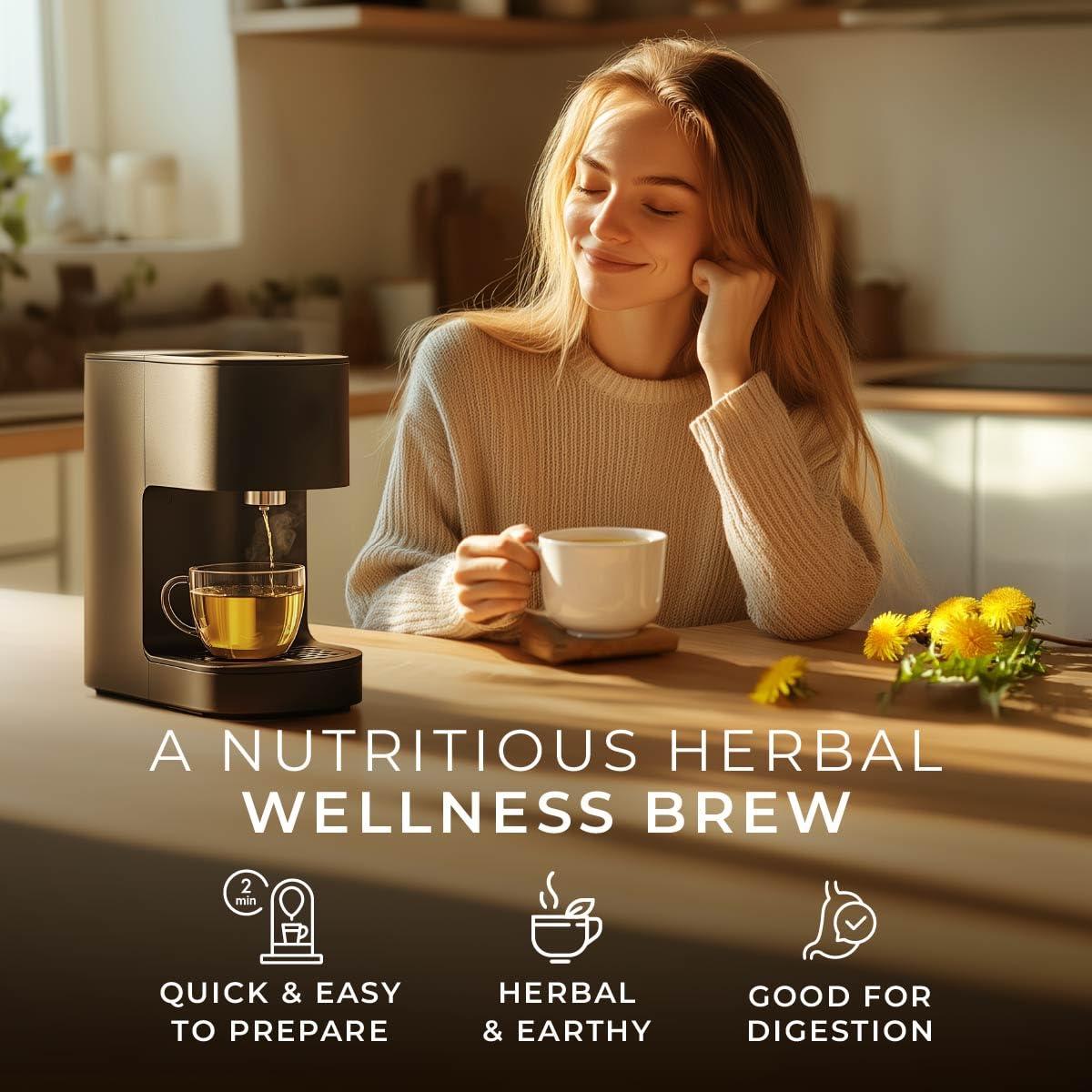 Té Herbal Gya Tea Co Diente de León 16 Cápsulas Sin Cafeína