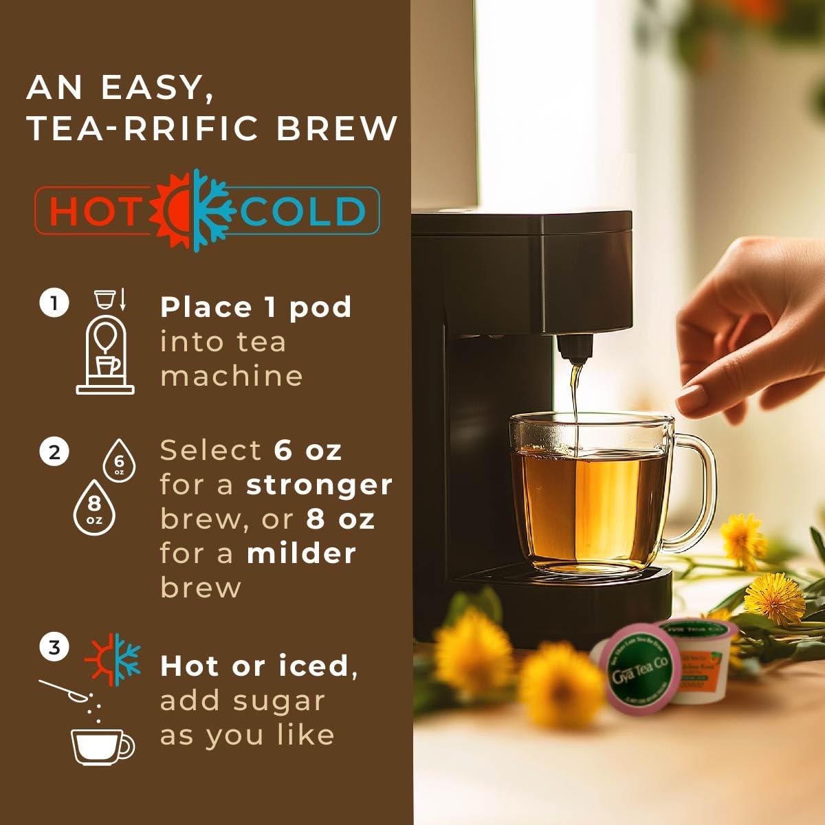 Té Herbal Gya Tea Co Diente de León 16 Cápsulas Sin Cafeína