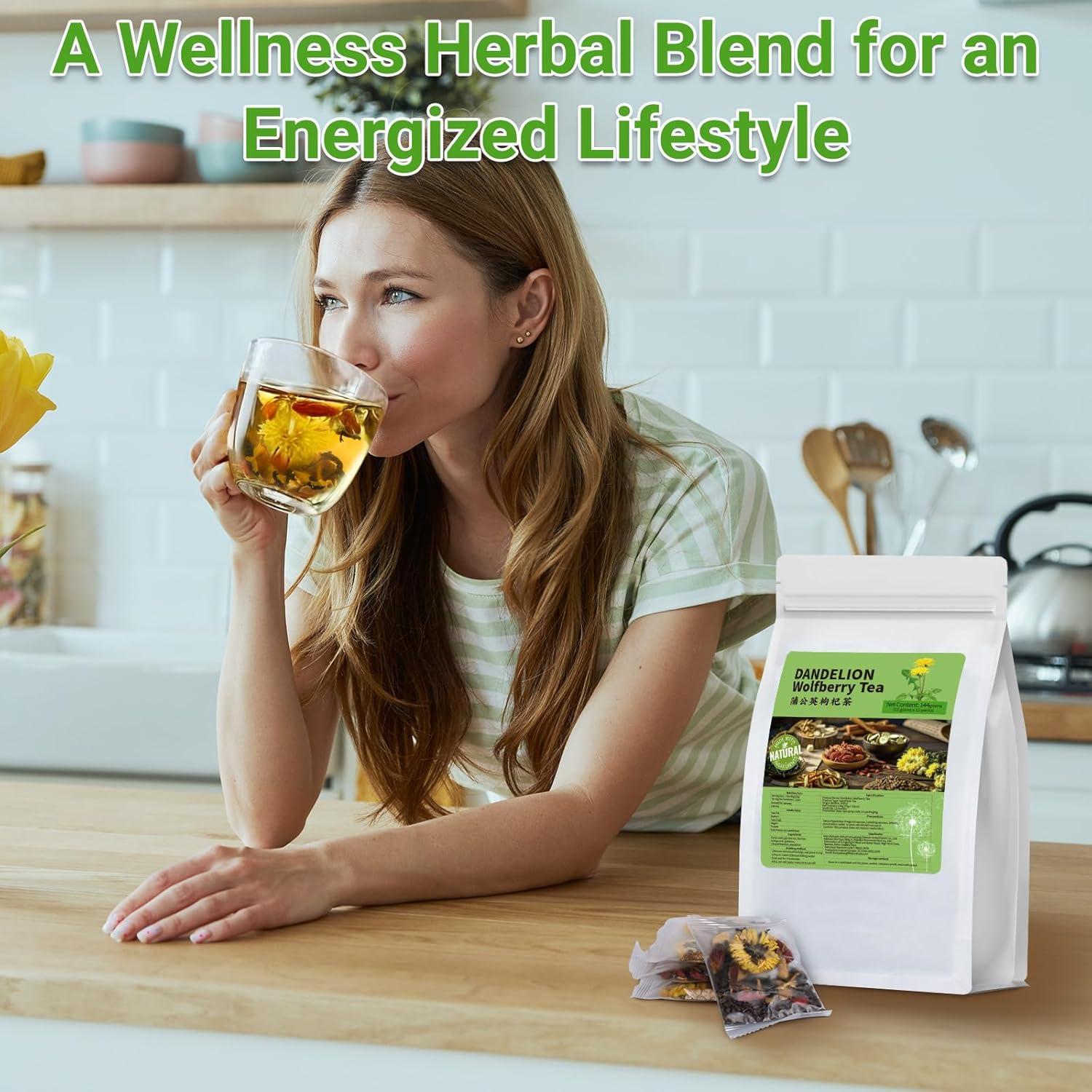 Té de Diente de León y Goji Orgánico Solisleaf - 12 Bolsitas