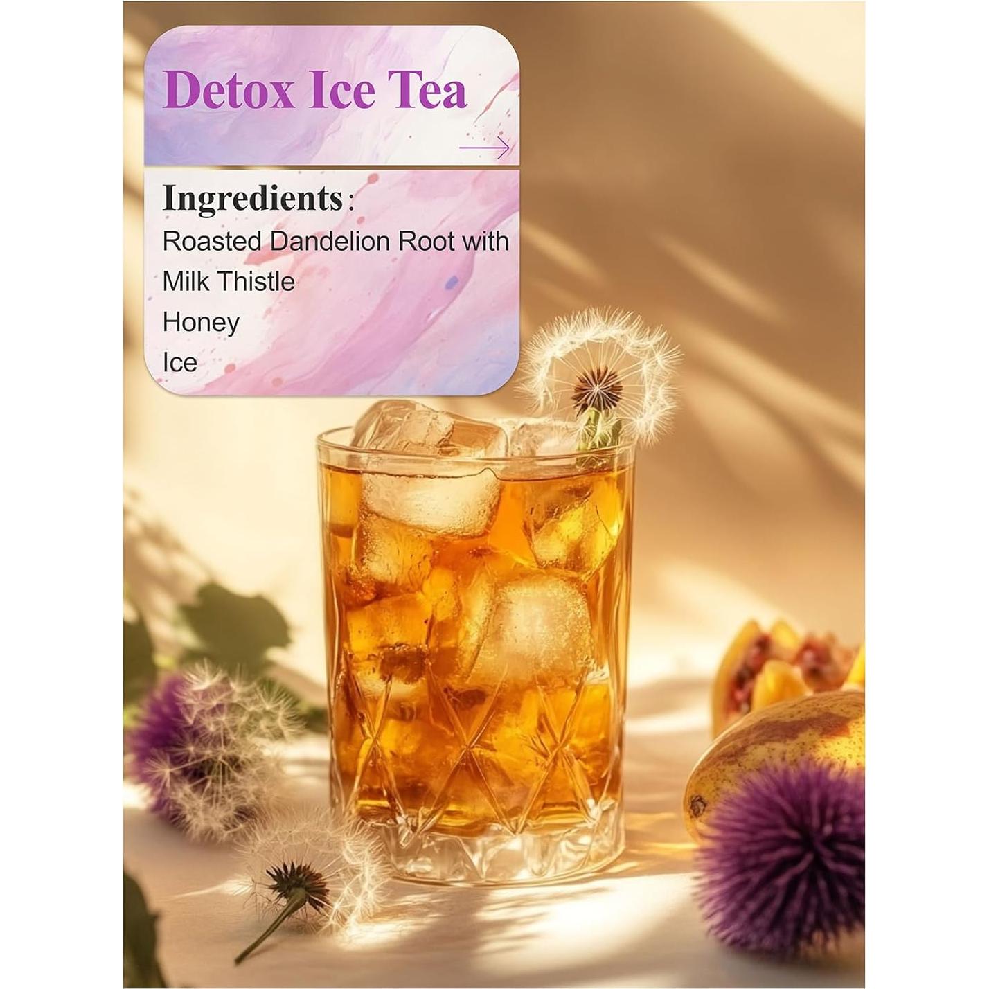 Té Herbal Loomica Raíz de Diente de León Tostada 20 Cuentas