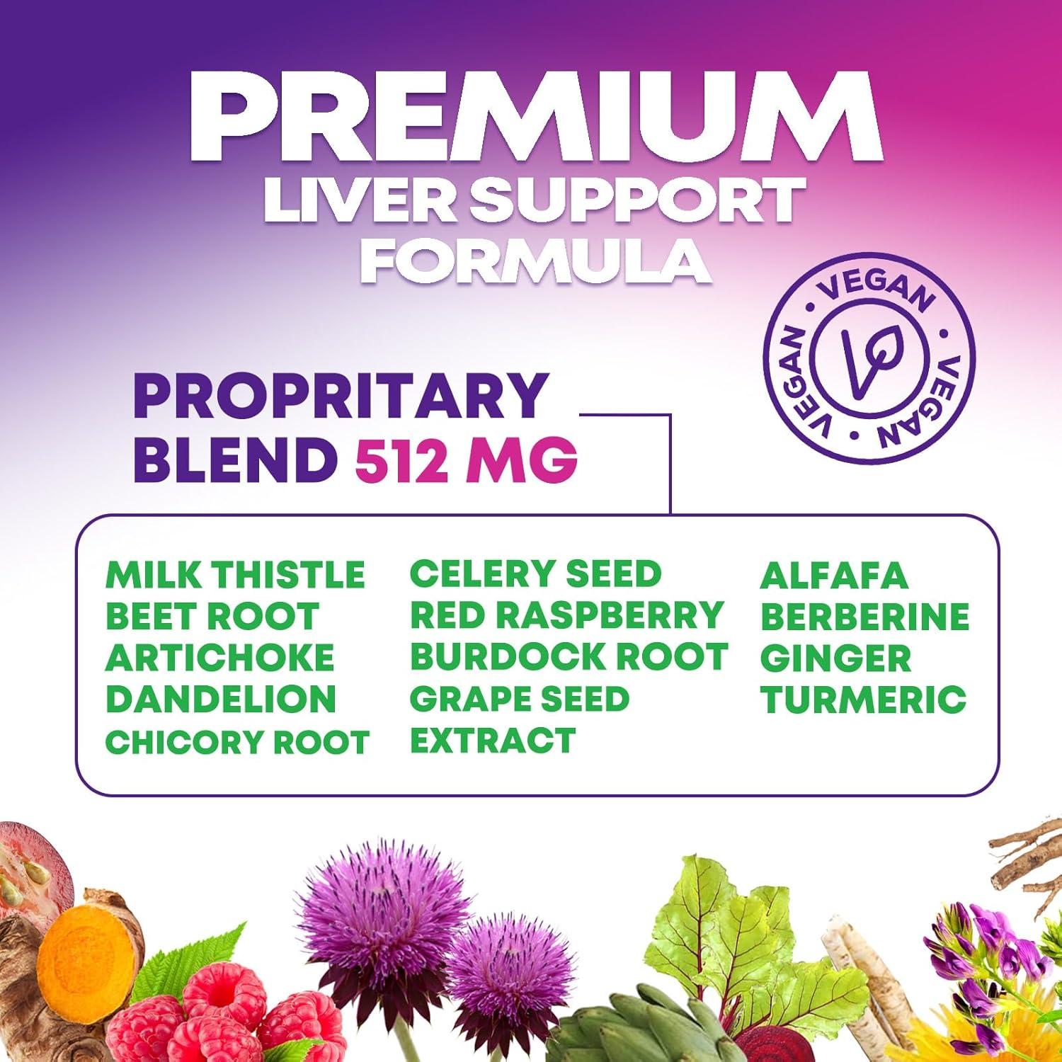 Suplemento Hepático Detox Cardo Mariano 120 Cápsulas