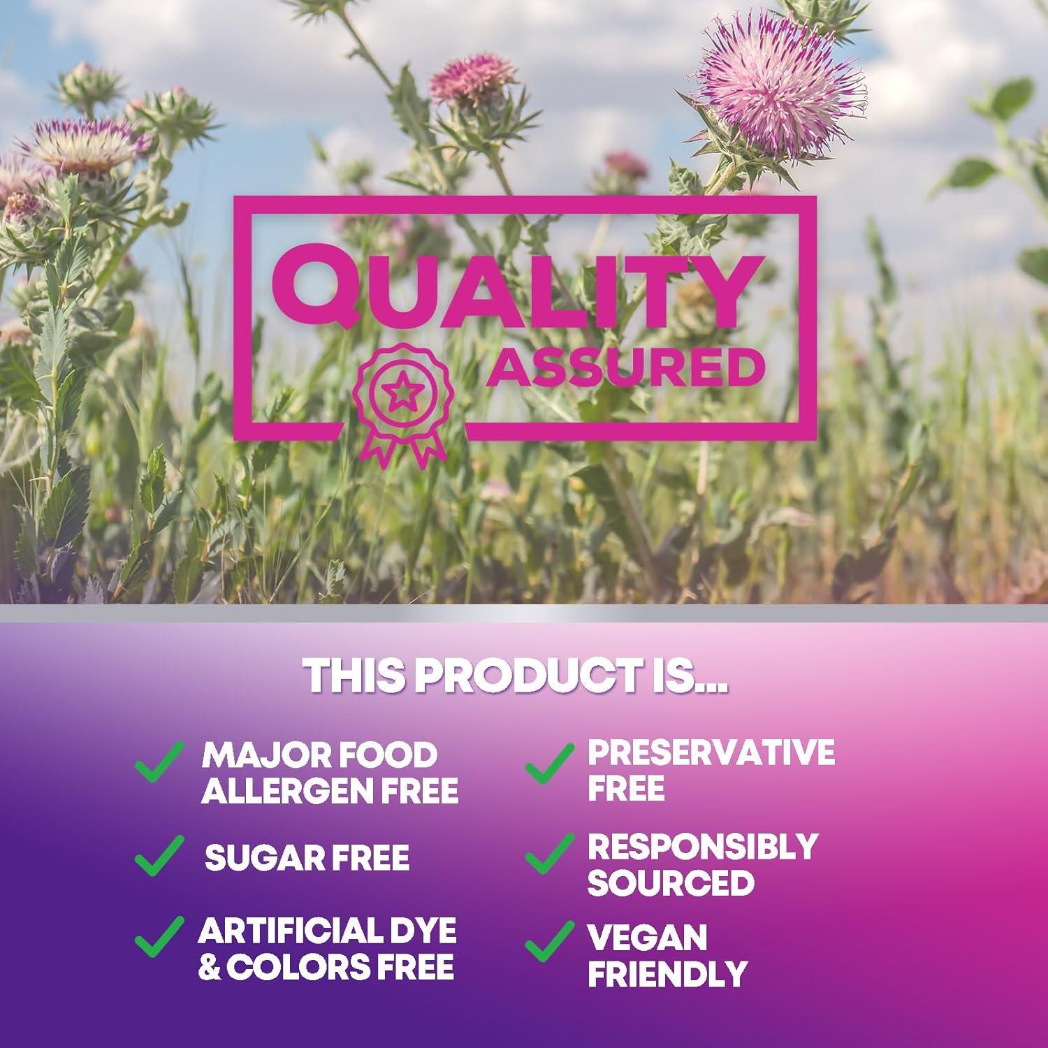 Suplemento Hepático Detox Cardo Mariano 120 Cápsulas