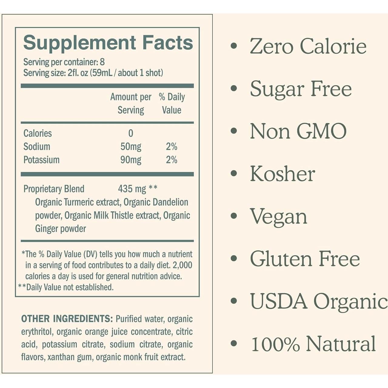 Suplemento Hepático Dose 16oz (473ml) - Paquete de 3 Botellas
