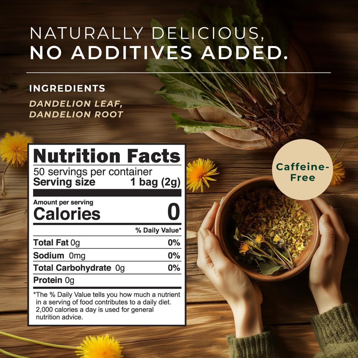 Té de Hoja y Raíz de Diente de León Gya Tea Co 50 Bolsas