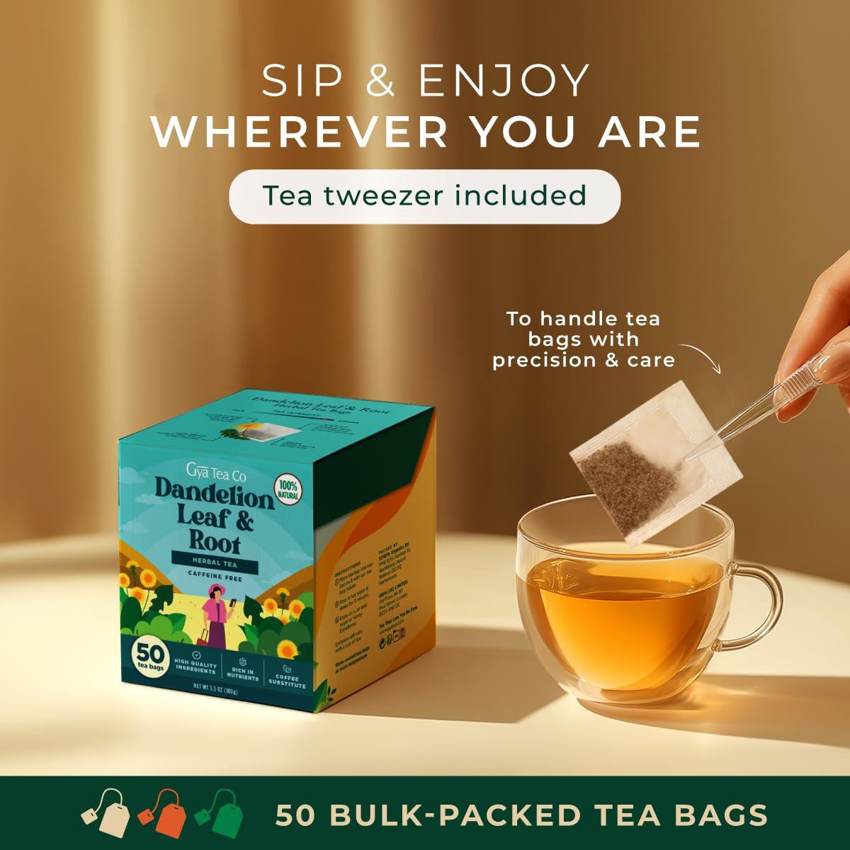 Té de Hoja y Raíz de Diente de León Gya Tea Co 50 Bolsas