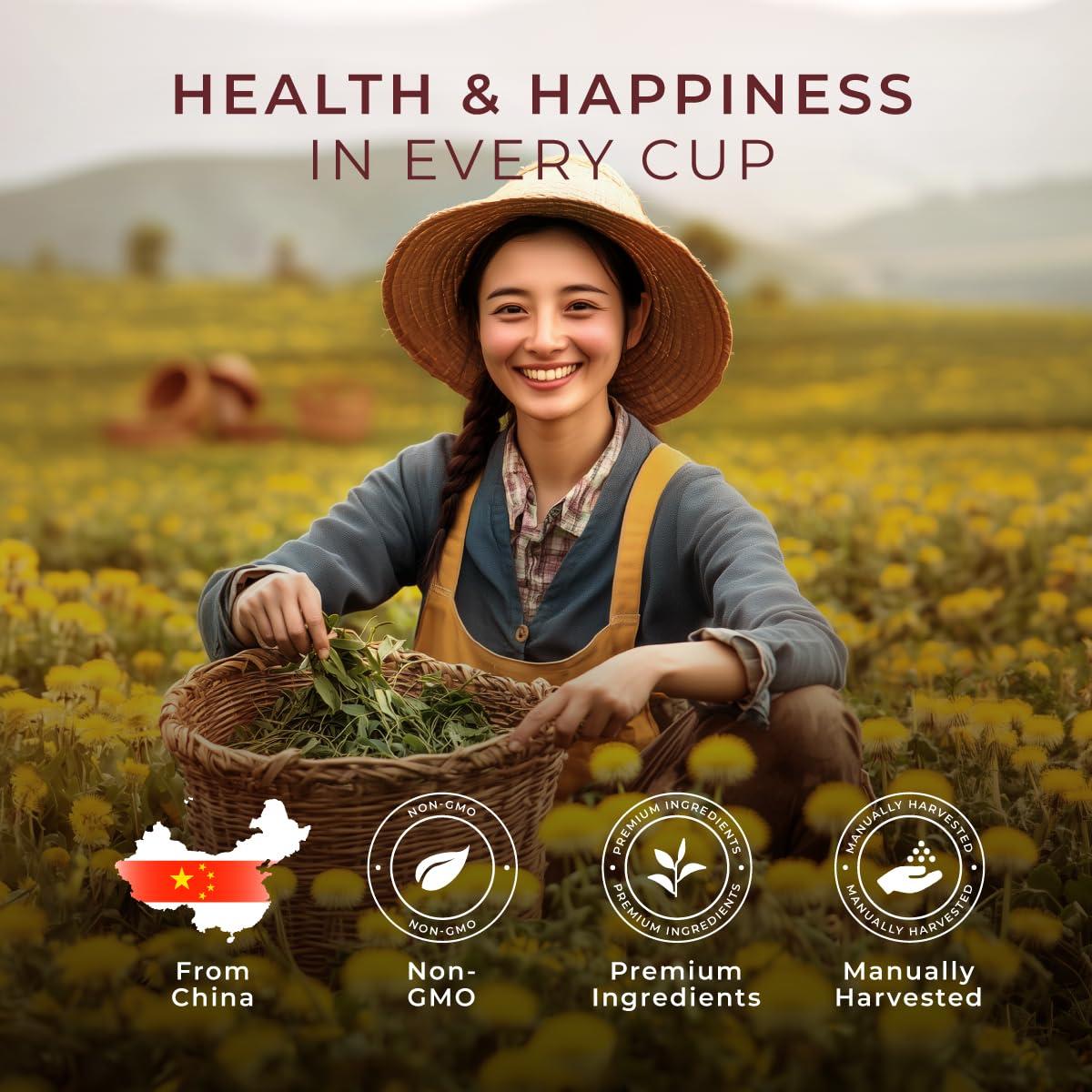 Té de Hoja y Raíz de Diente de León Gya Tea Co 50 Bolsas