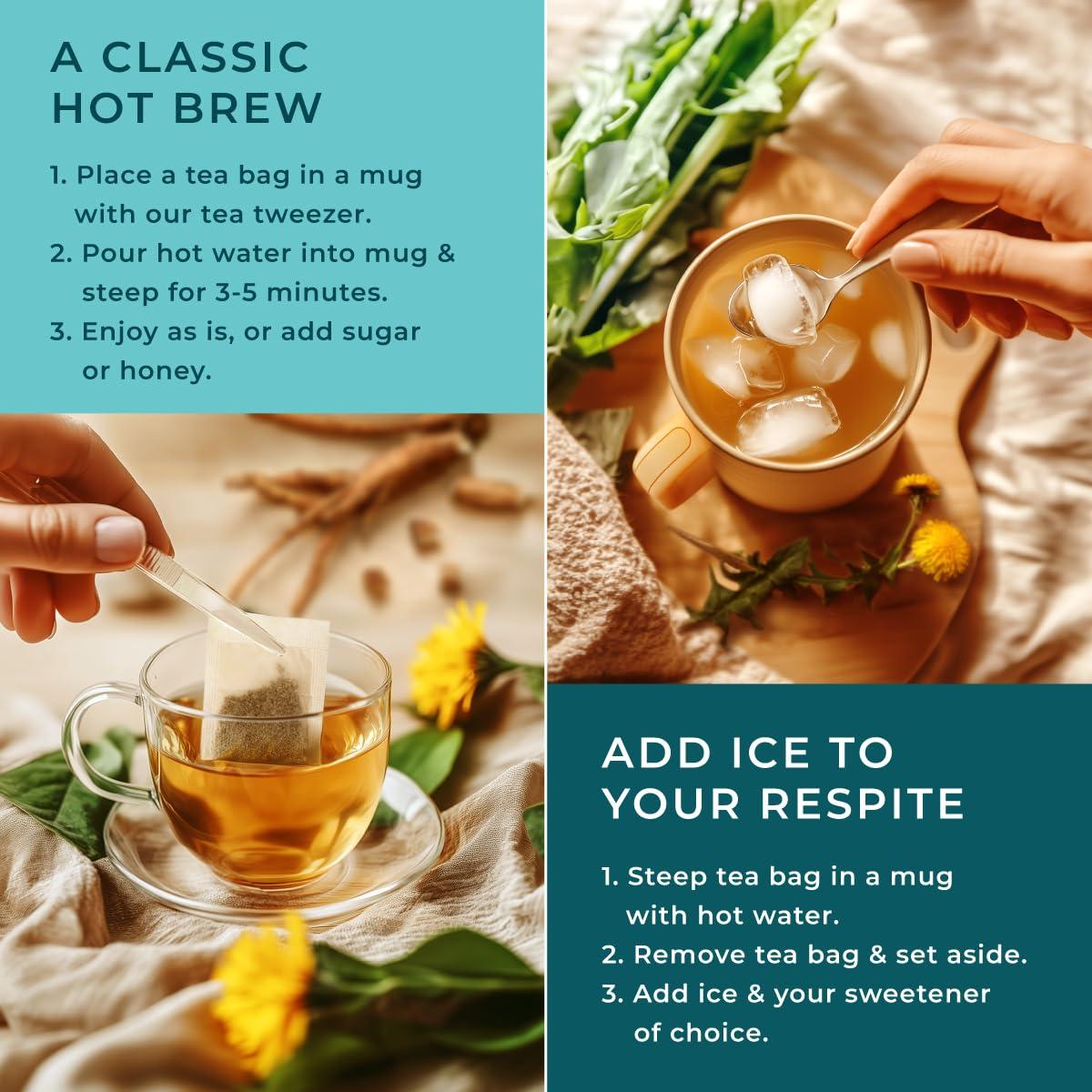 Té de Hoja y Raíz de Diente de León Gya Tea Co 50 Bolsas