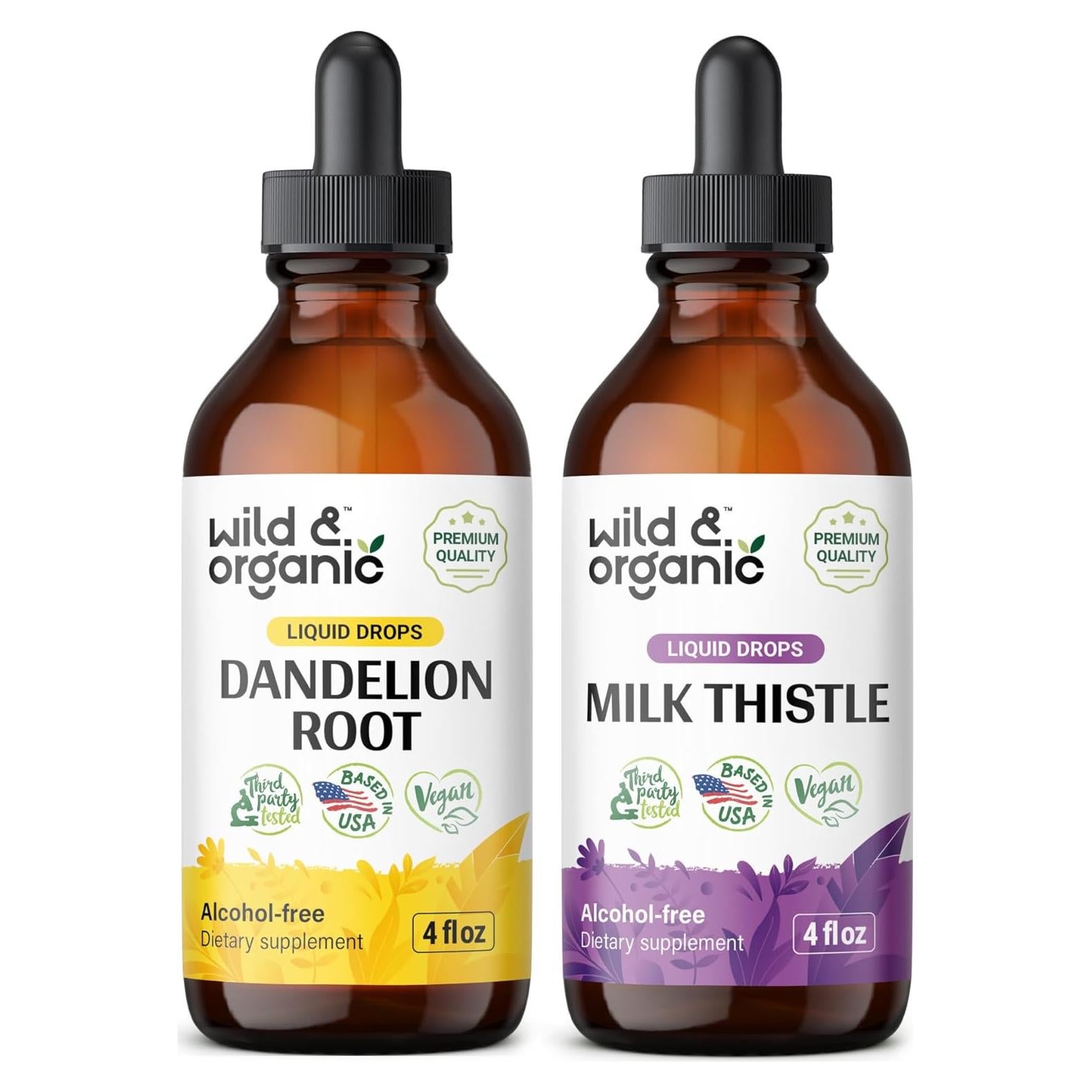 Tintura Orgánica de Diente de León y Cardo Mariano 118 ml