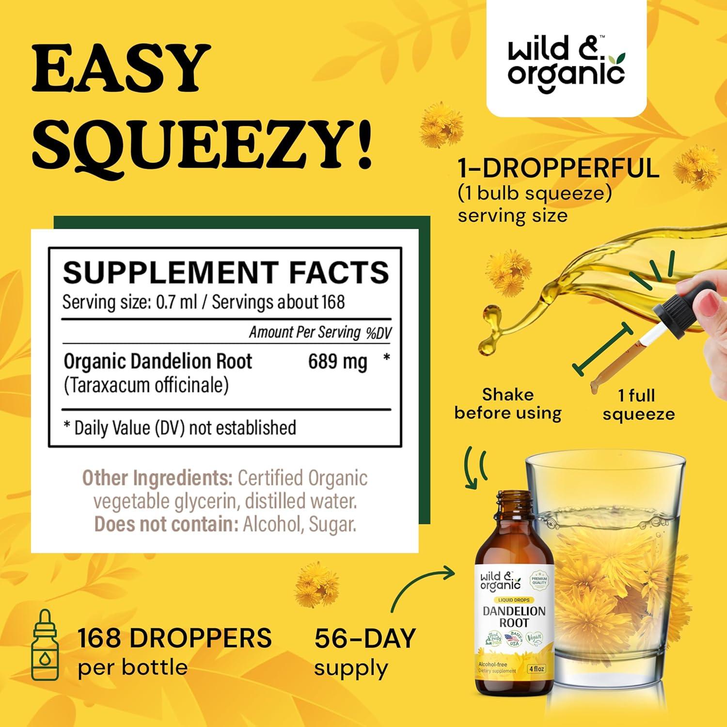 Tintura Orgánica de Diente de León y Cardo Mariano 118 ml