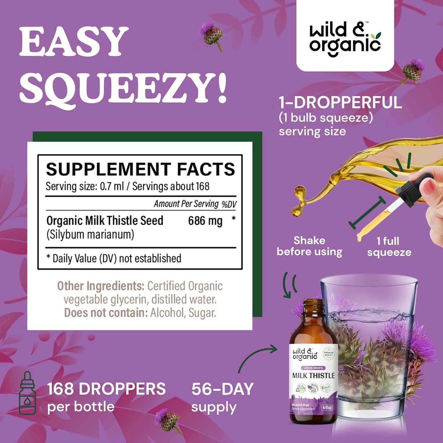 Tintura Orgánica de Diente de León y Cardo Mariano 118 ml