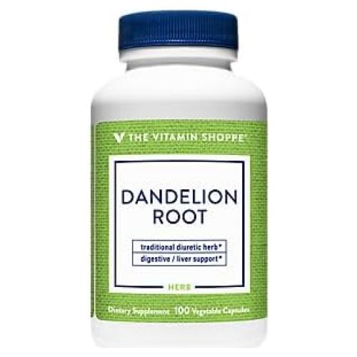 Cápsulas de Raíz de Diente de León The Vitamin Shoppe 100 Unidades