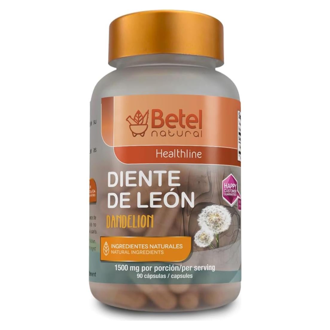 Cápsulas Detox Diente de León Betel Natural 90 Caps 1500 mg