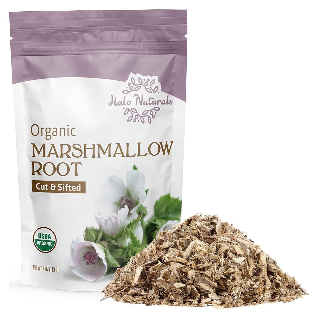 Raíz de Malvavisco Orgánica Halo Naturals 113g Certificada