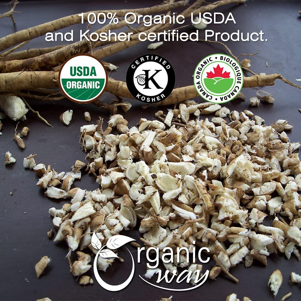 Raíz de Malvavisco Orgánica 113.4g - Organic Way - Certificado USDA