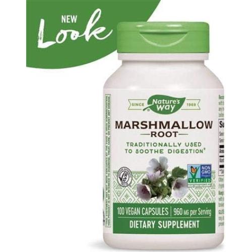 Raíz de Malvavisco Nature's Way 480 mg 100 Cápsulas x2