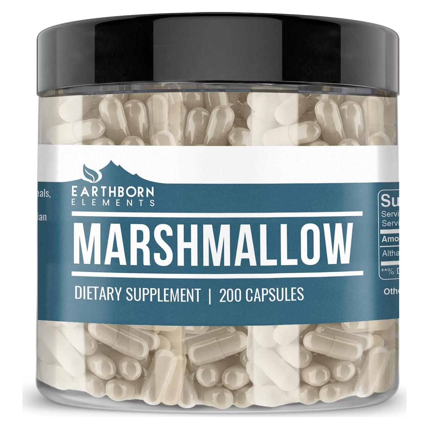 Raíz de Malvavisco Earthborn Elements 200 Cápsulas Puras