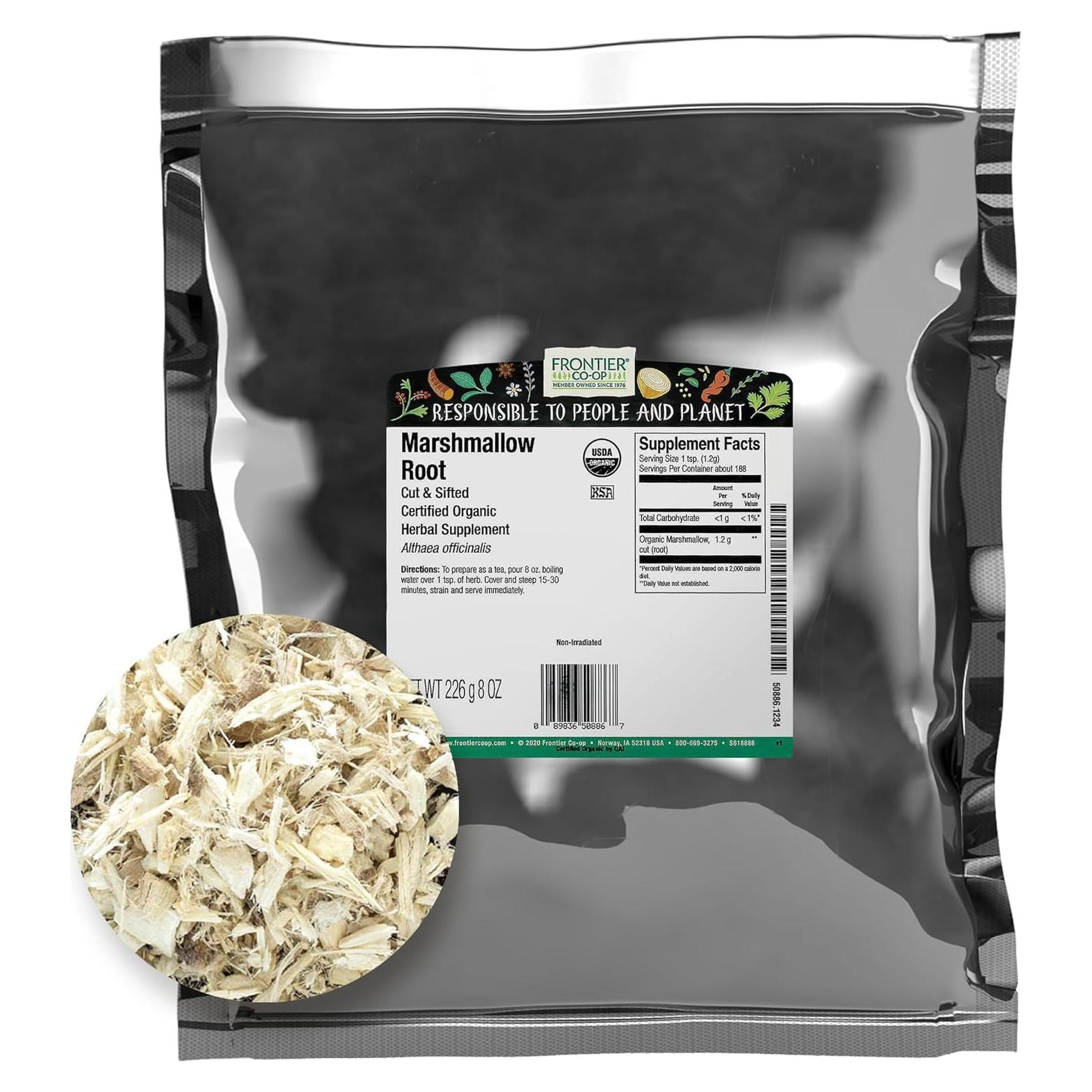 Raíz de Malvavisco Orgánica Frontier Co-op 1.36kg - Té y Más