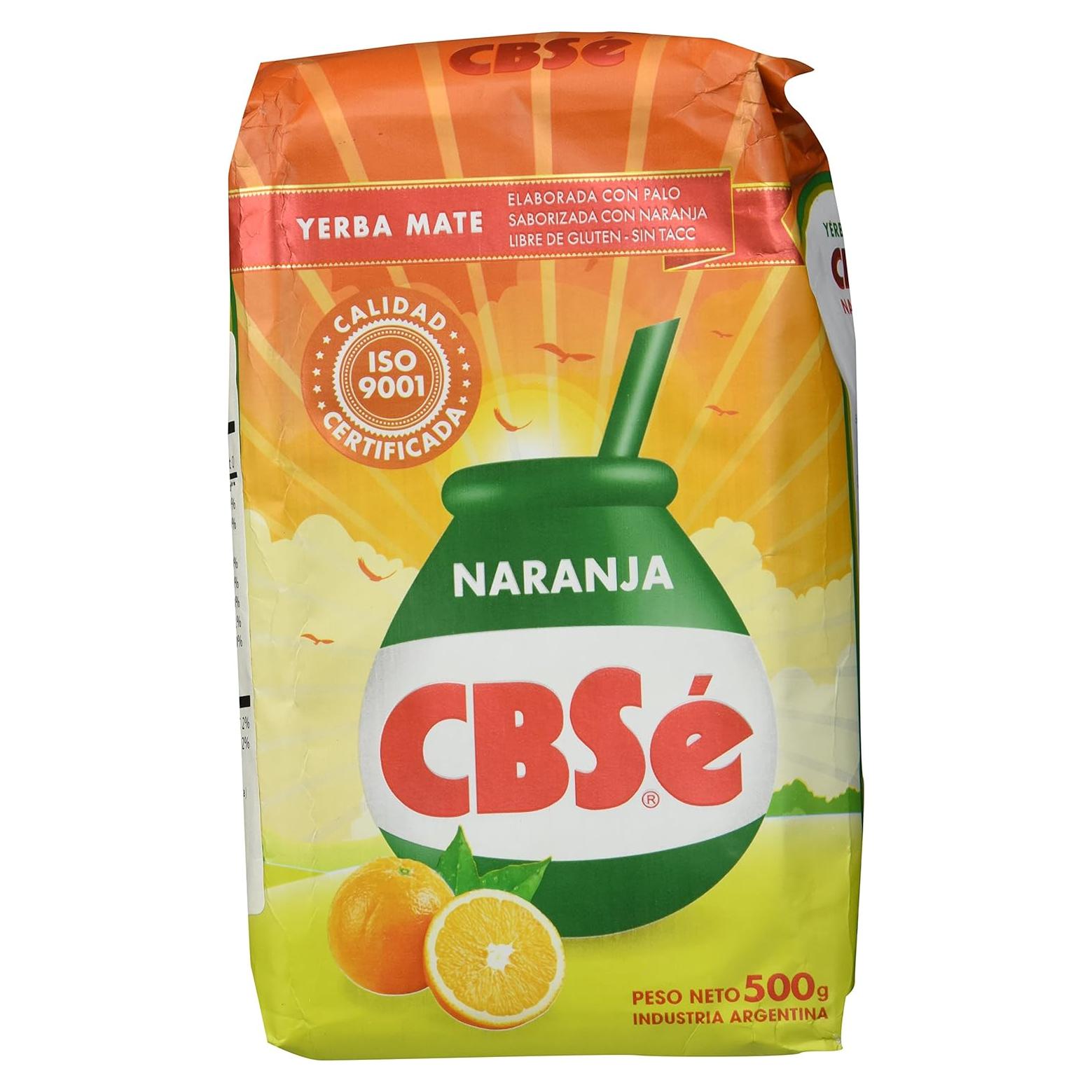 Yerba Mate CBSe Sabor Naranja 500g - Beneficios para la Salud