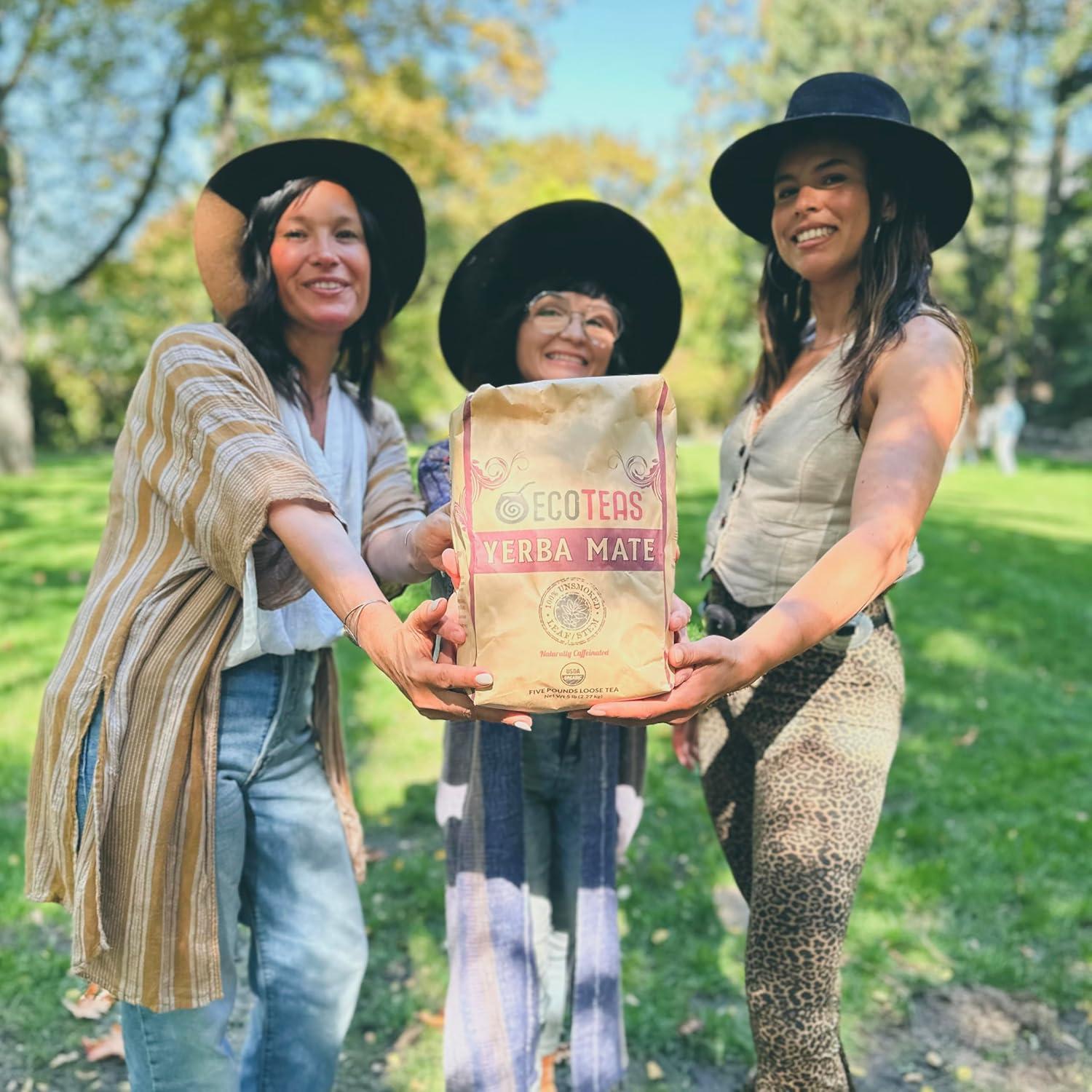 Té de Yerba Mate Orgánico EcoTeas 2.27 kg - Detox Natural