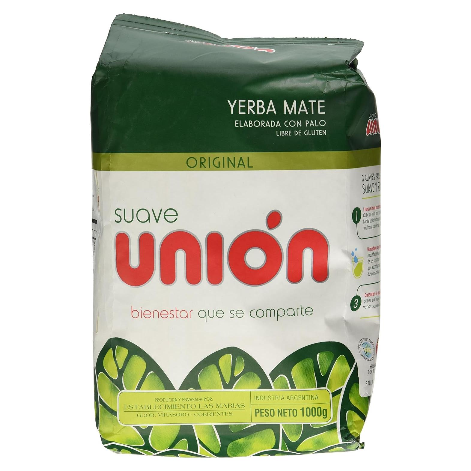 Yerba Mate Union Suave 1kg - Sabor Ligero y Suave