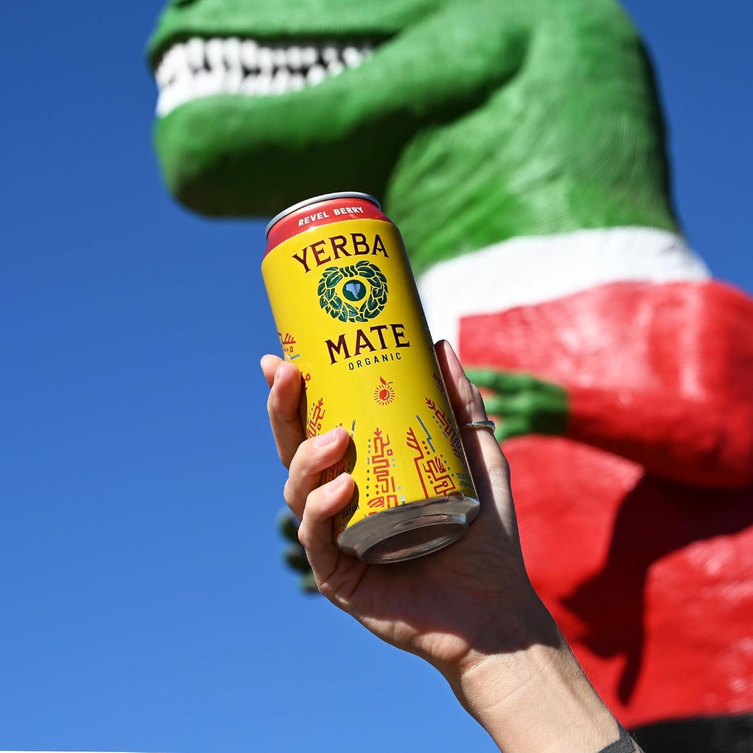 Guayakí Yerba Mate Revel Berry Orgánico 438.9 ml 150mg Cafeína