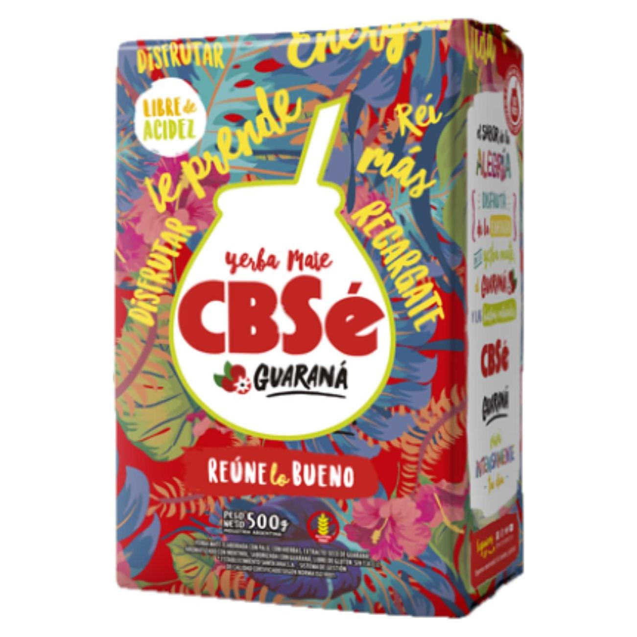 Yerba Mate CBSé Energía con Guaraná 2-Pack 1000g