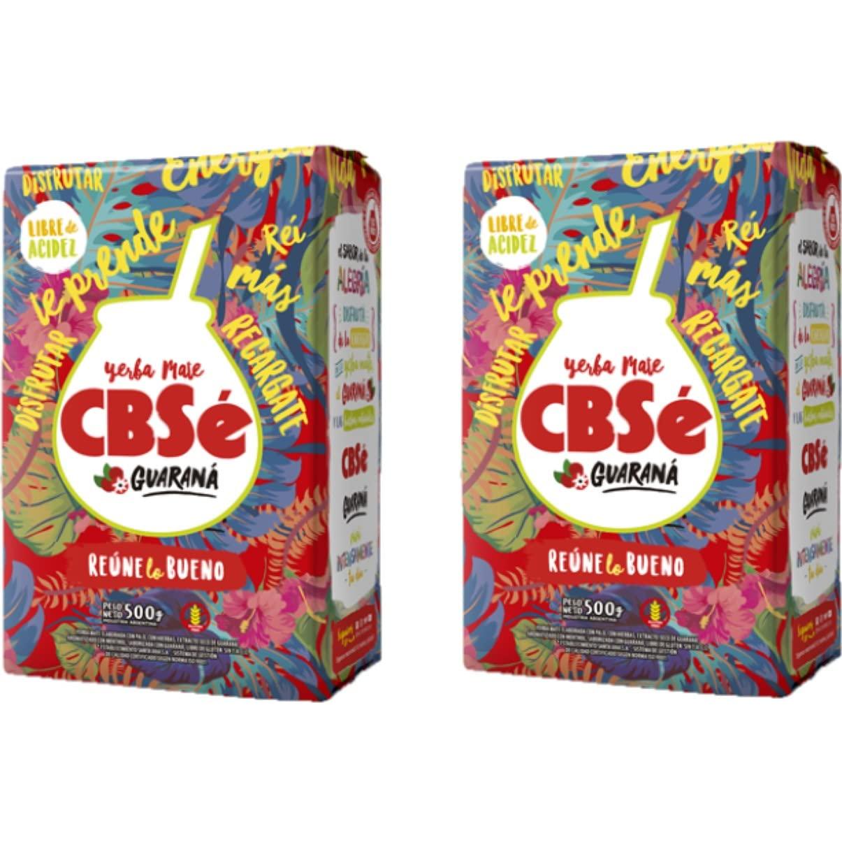 Yerba Mate CBSé Energía con Guaraná 2-Pack 1000g