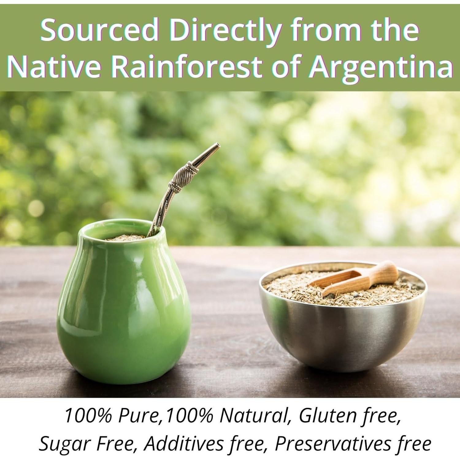 45 Bolsitas de Té de Yerba Mate VitalForest Argentina Ecológico