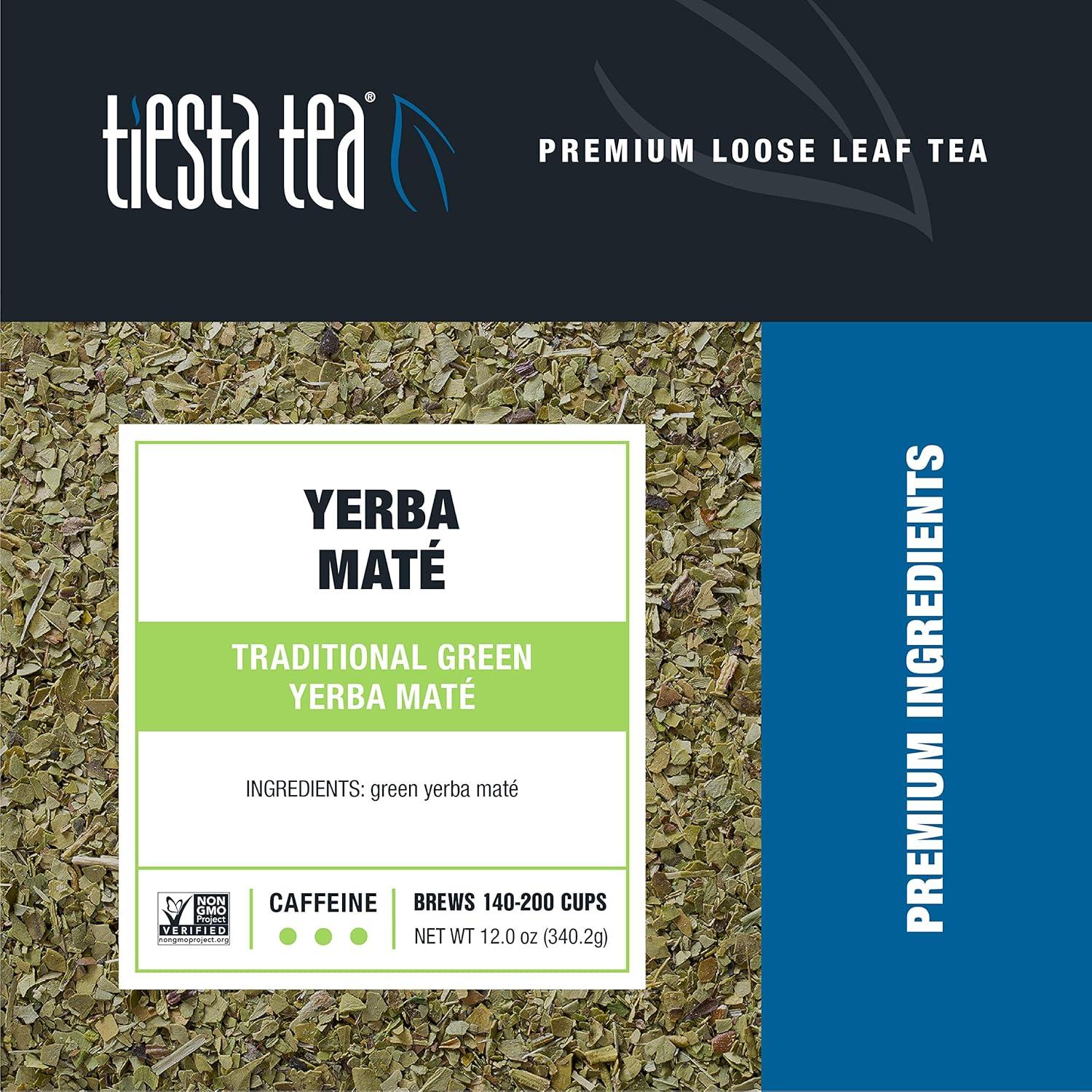 Yerba Mate Tiesta Tea 340g Hoja Suelta Premium Resellable
