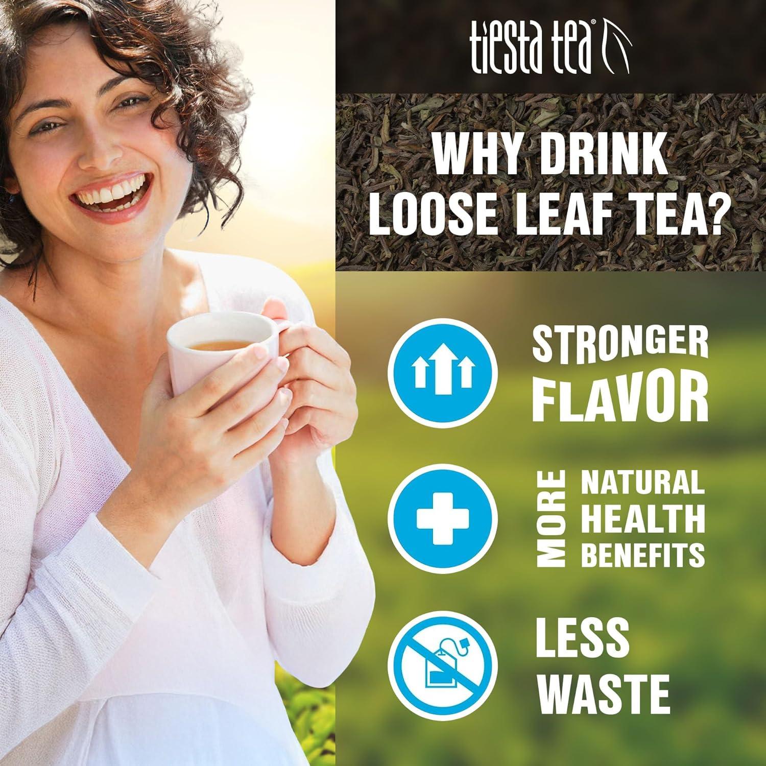 Yerba Mate Tiesta Tea 340g Hoja Suelta Premium Resellable