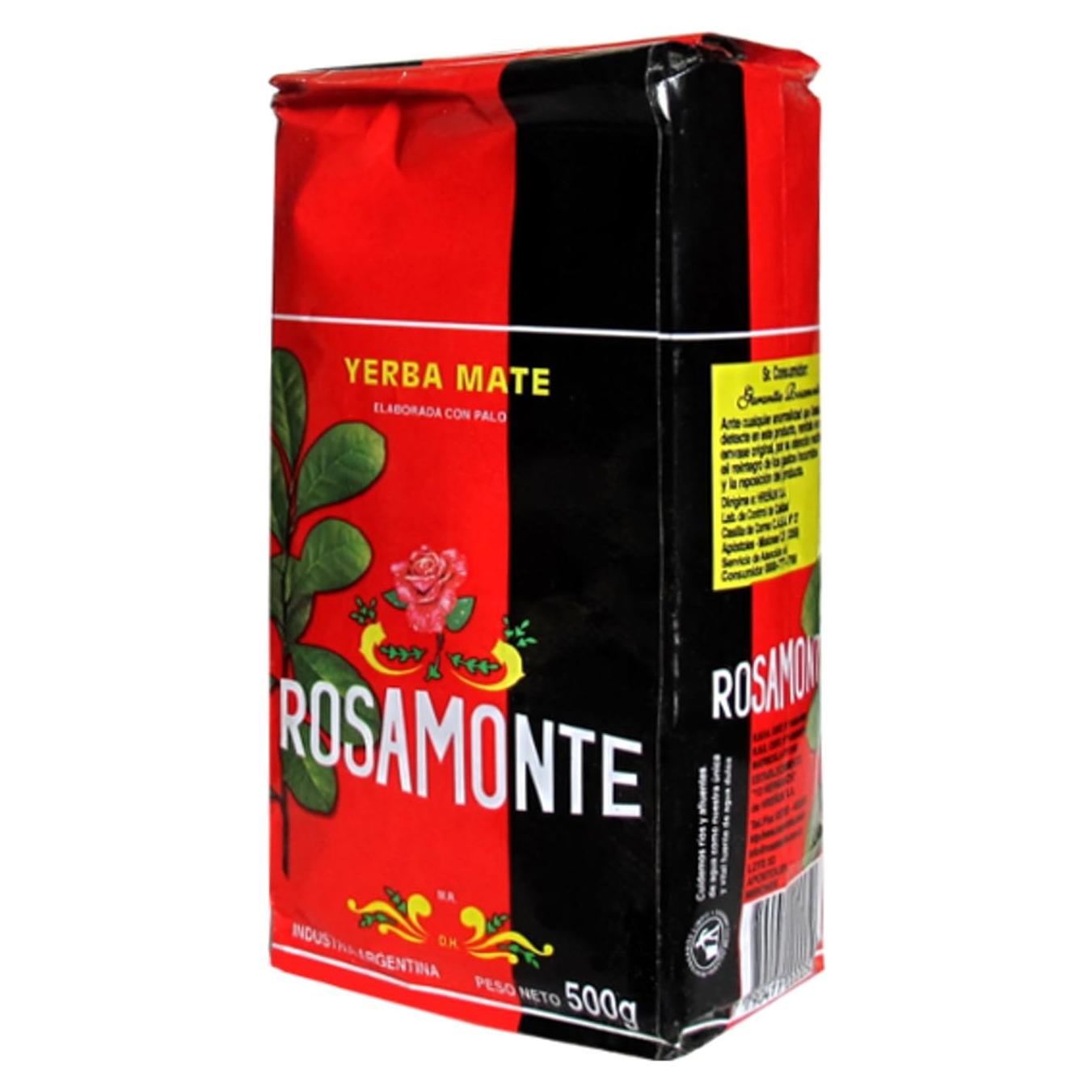 Yerba Mate Rosamonte 500 g - Libre de Gluten - Argentina