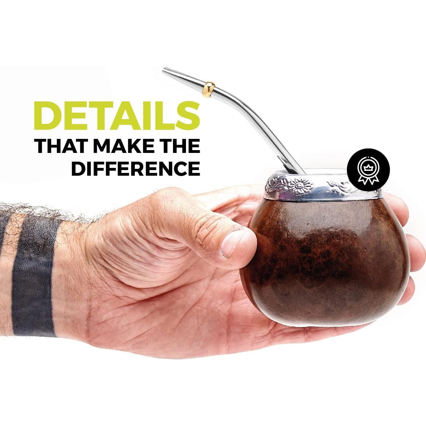 Juego de Calabash de Yerba Mate Balibetov - Hecho a Mano 200ml