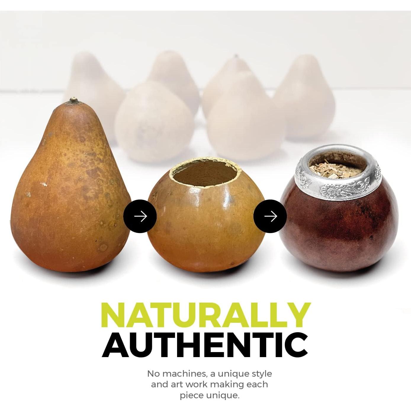 Juego de Calabash de Yerba Mate Balibetov - Hecho a Mano 200ml