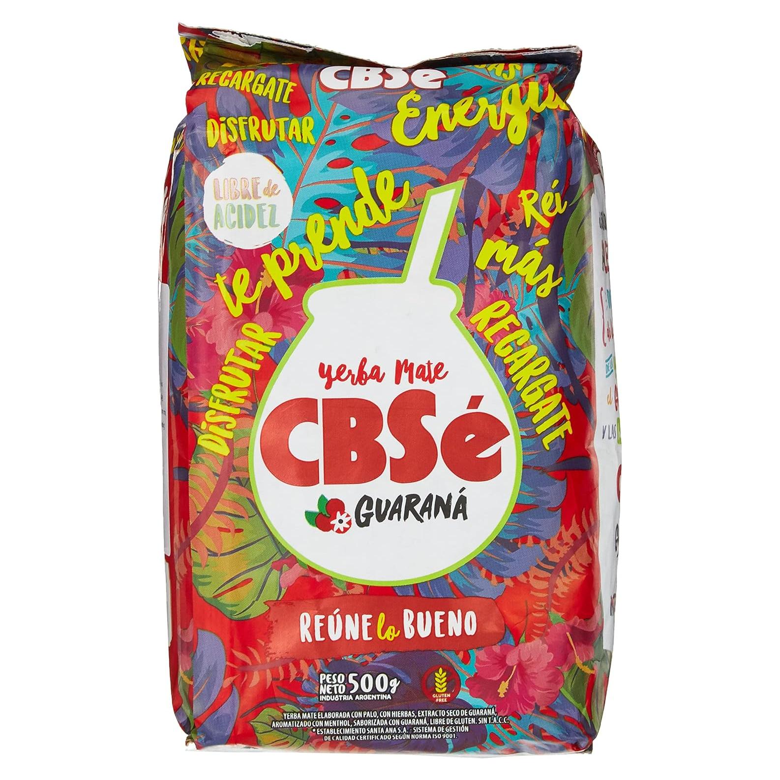 Yerba Mate Infundida con Guaraná CBSé 500g - Energía Natural