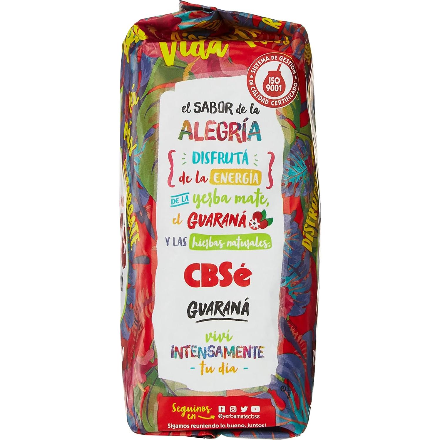 Yerba Mate Infundida con Guaraná CBSé 500g - Energía Natural