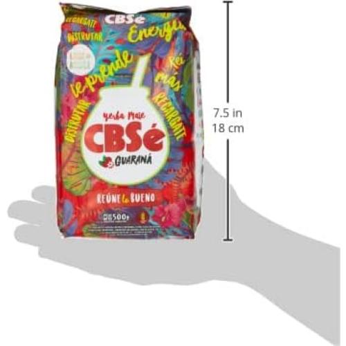 Yerba Mate Infundida con Guaraná CBSé 500g - Energía Natural