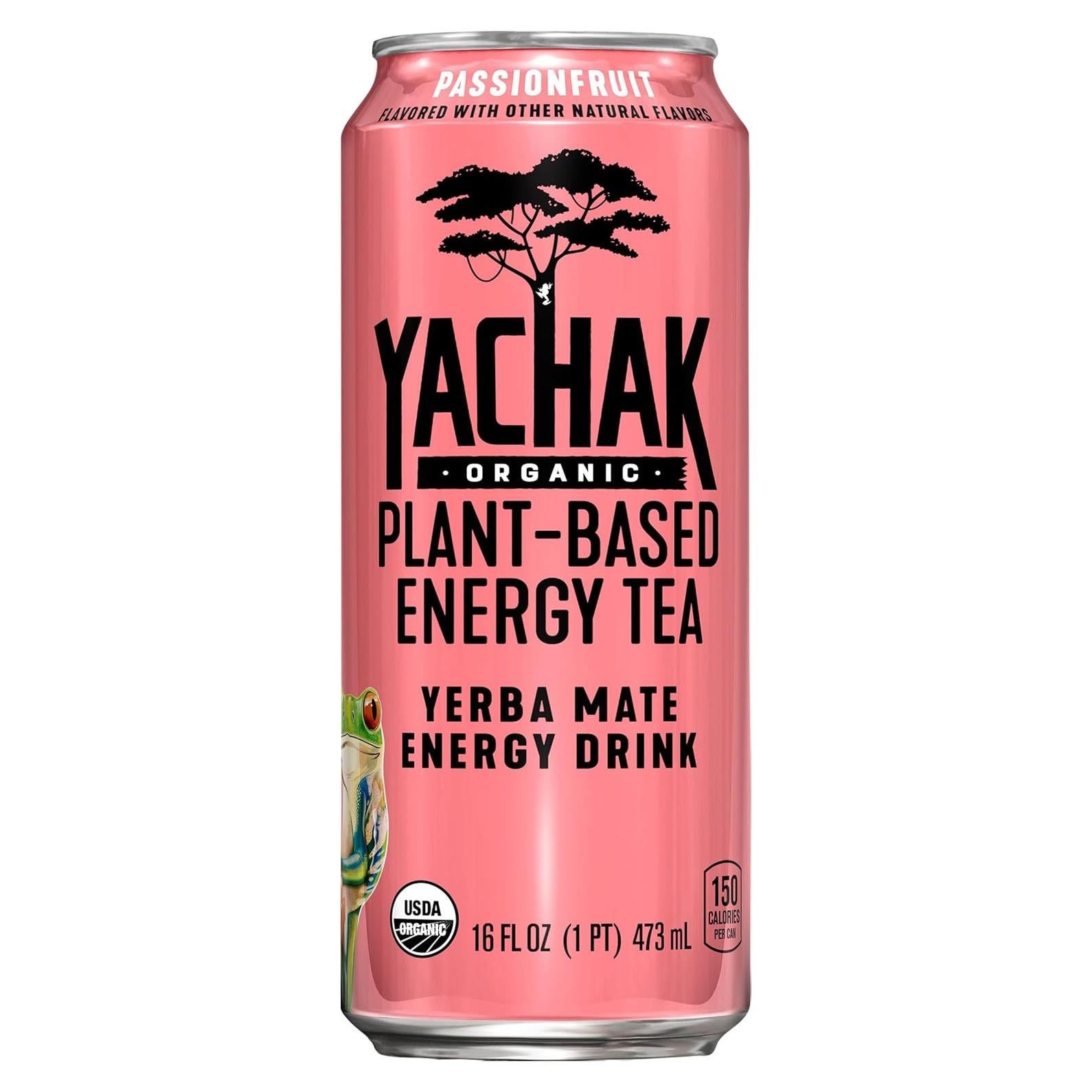 Bebida Energética Yachak Orgánico Yerba Mate Fruta de la Pasión 473ml