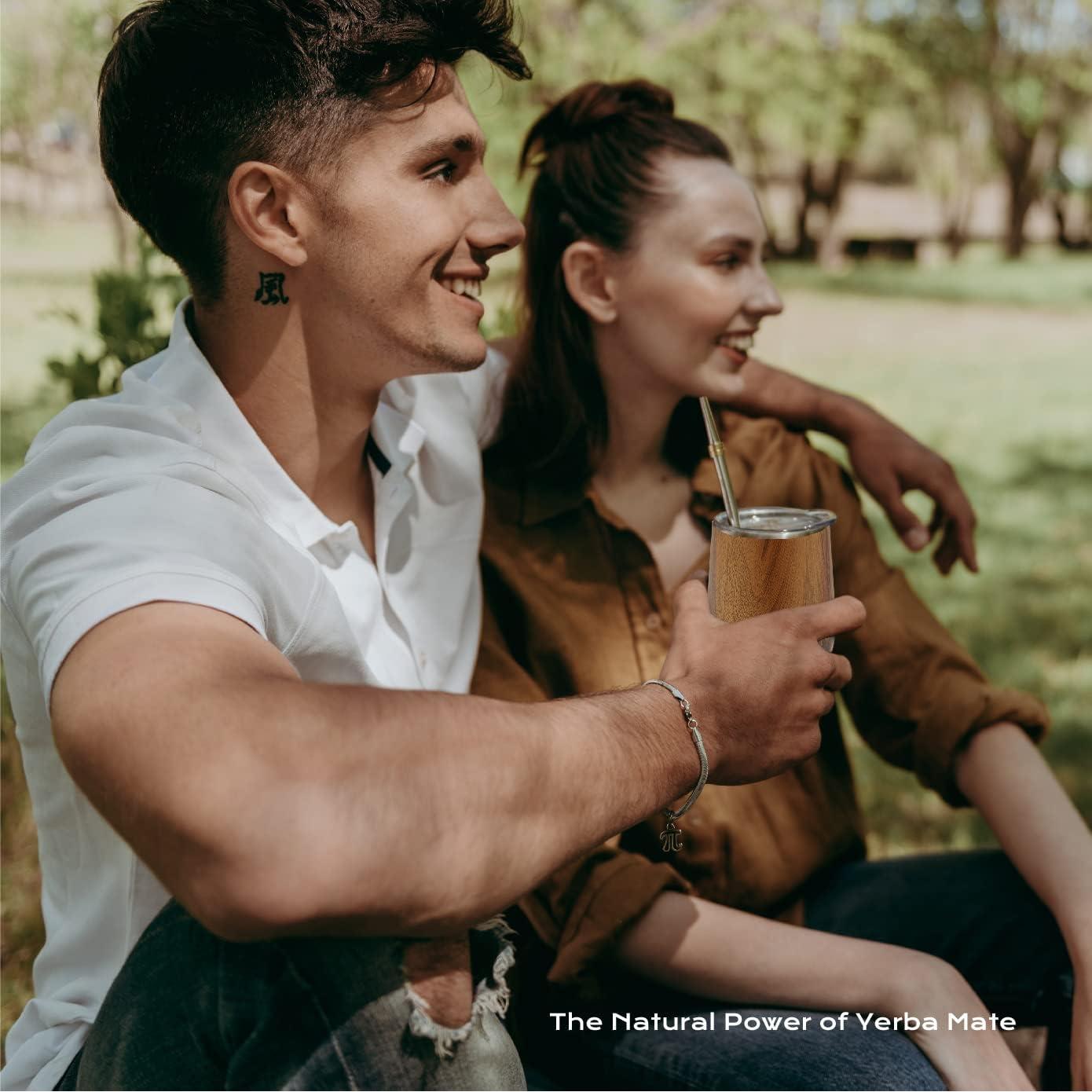 Conjunto de Yerba Mate Acero Inoxidable BALIBETOV 5 Piezas 355 ml