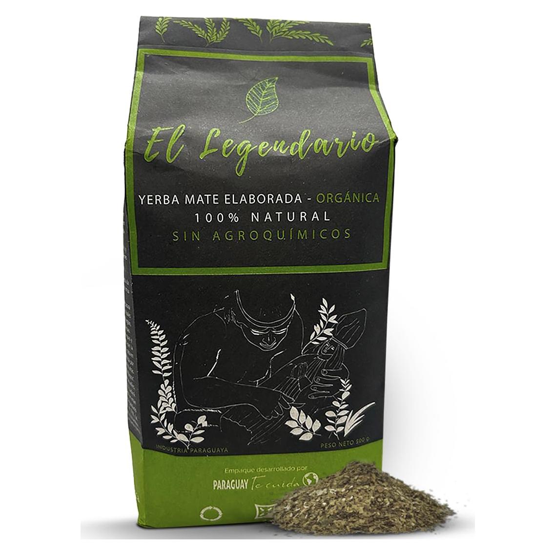 Té de Yerba Mate Orgánico El Legendario 500g - Paraguay