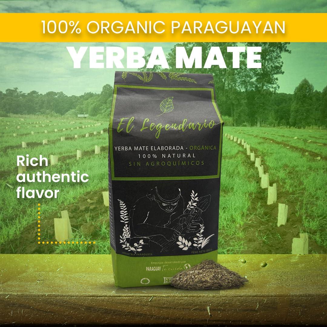 Té de Yerba Mate Orgánico El Legendario 500g - Paraguay