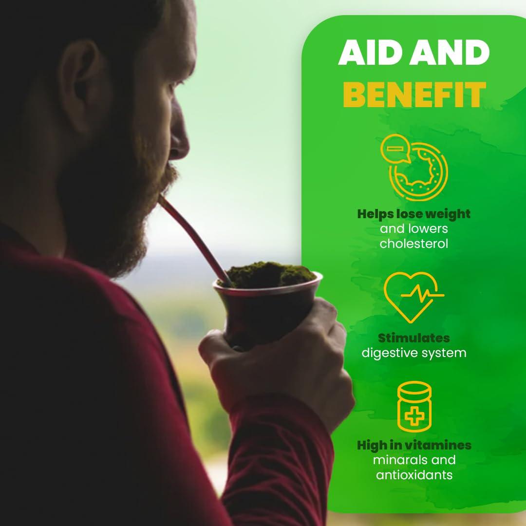 Té de Yerba Mate Orgánico El Legendario 500g - Paraguay