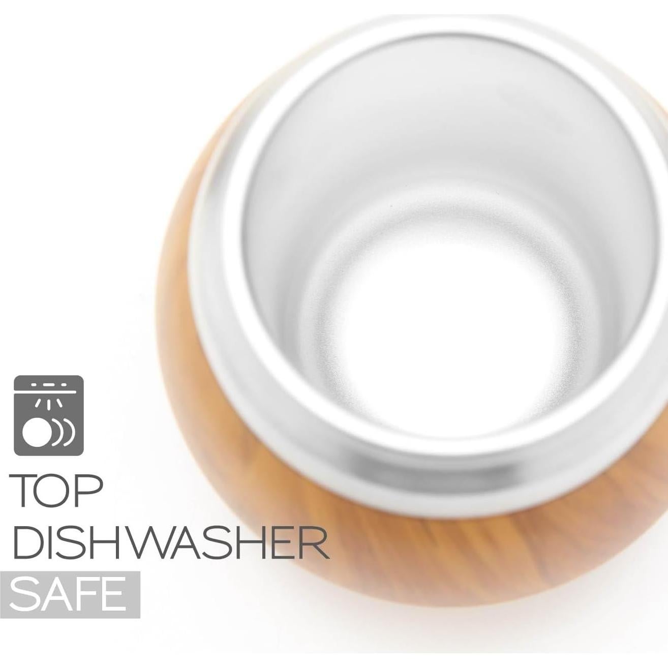 Juego de Yerba Mate Balibetov - Acero Inoxidable 4 Piezas