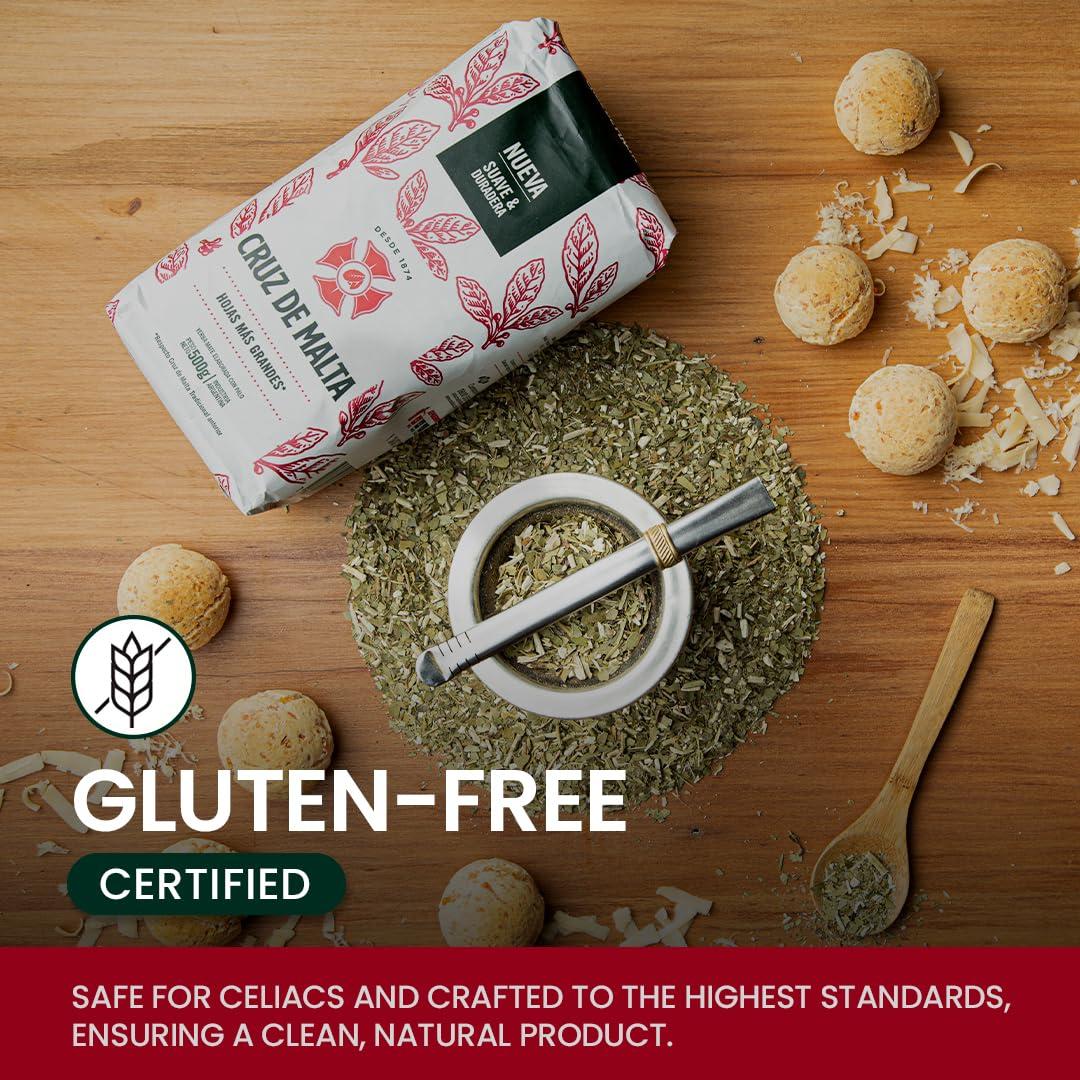 Yerba Mate Cruz de Malta 3 Paquetes 0.99 kg Suave y Duradera