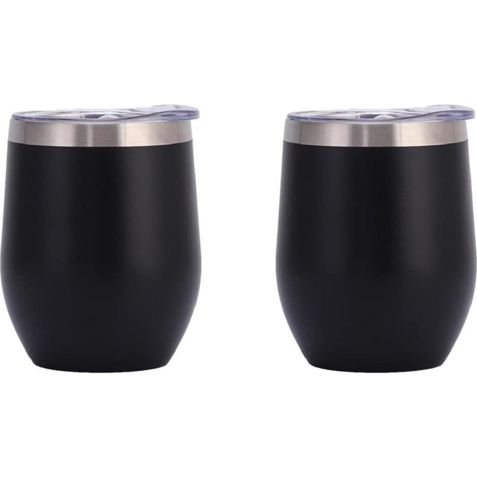 Juego de Tazas de Yerba Mate CanHighGer 2 Pcs Acero Inoxidable 350ml