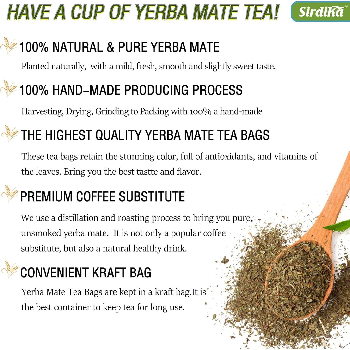 Bolsitas de Té de Yerba Mate Super 7 en 1 - 30 Unidades