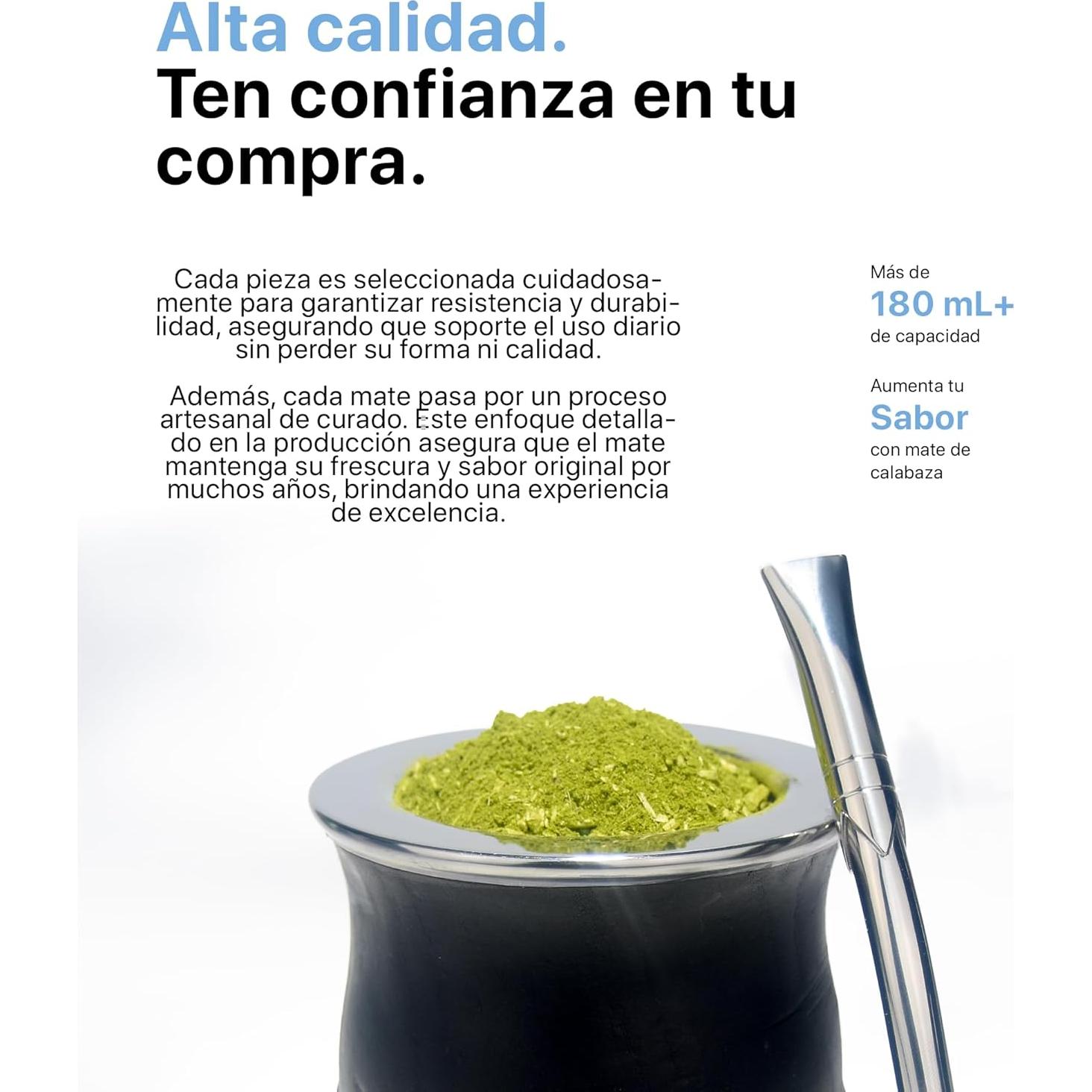 Mate de Calabaza DrinkYerba Camionero Uruguayo Artesanal