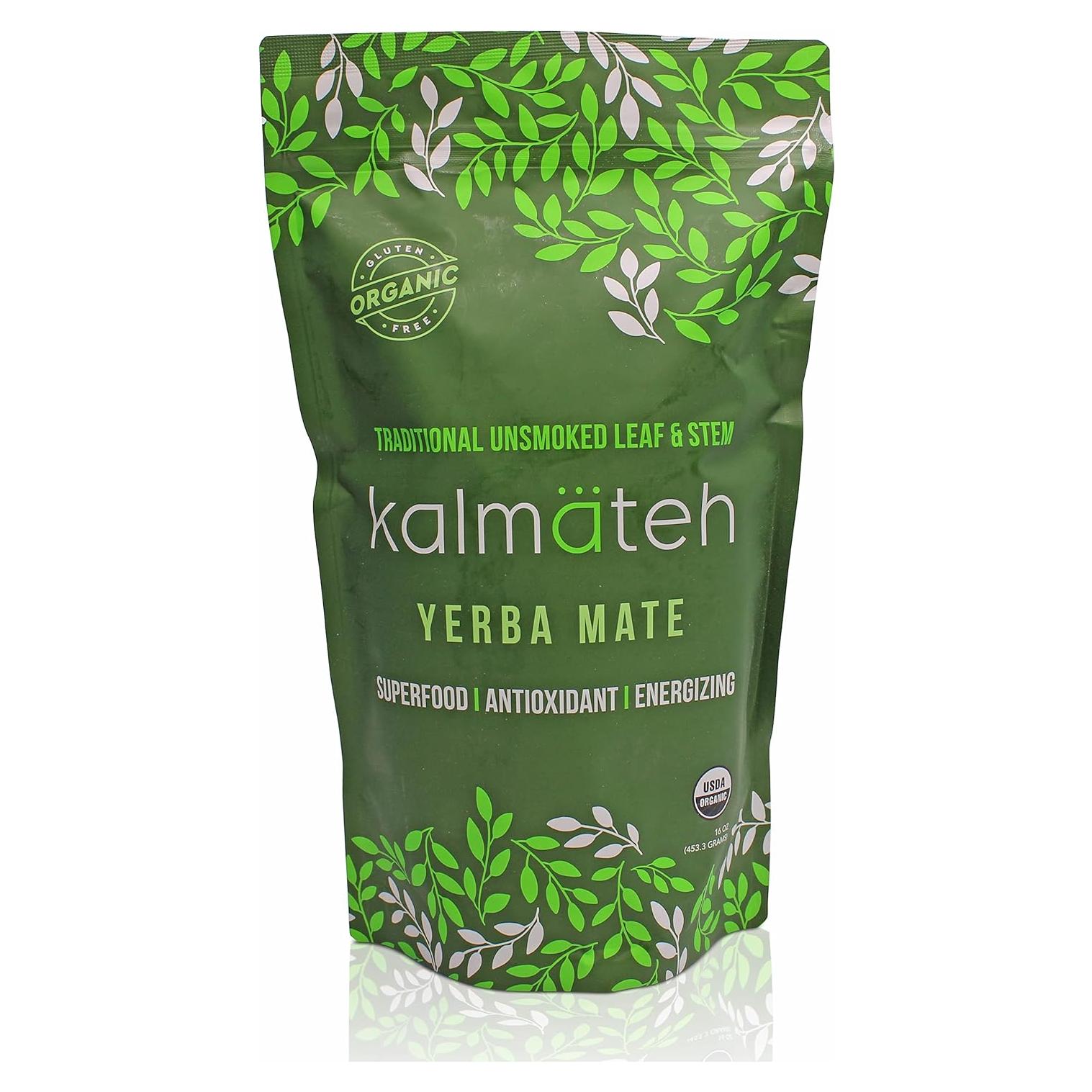 Té de Yerba Mate Orgánico Kalmateh 0.45 kg Sin Ahumar