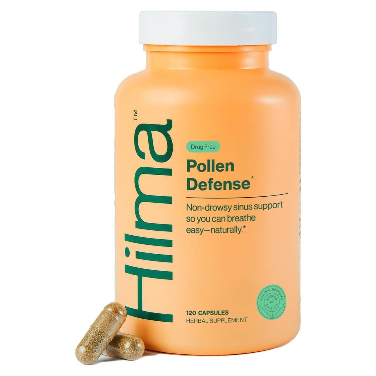 Hilma Natural Soporte Sinusal 120 Cápsulas Veganas Alivio Alergias