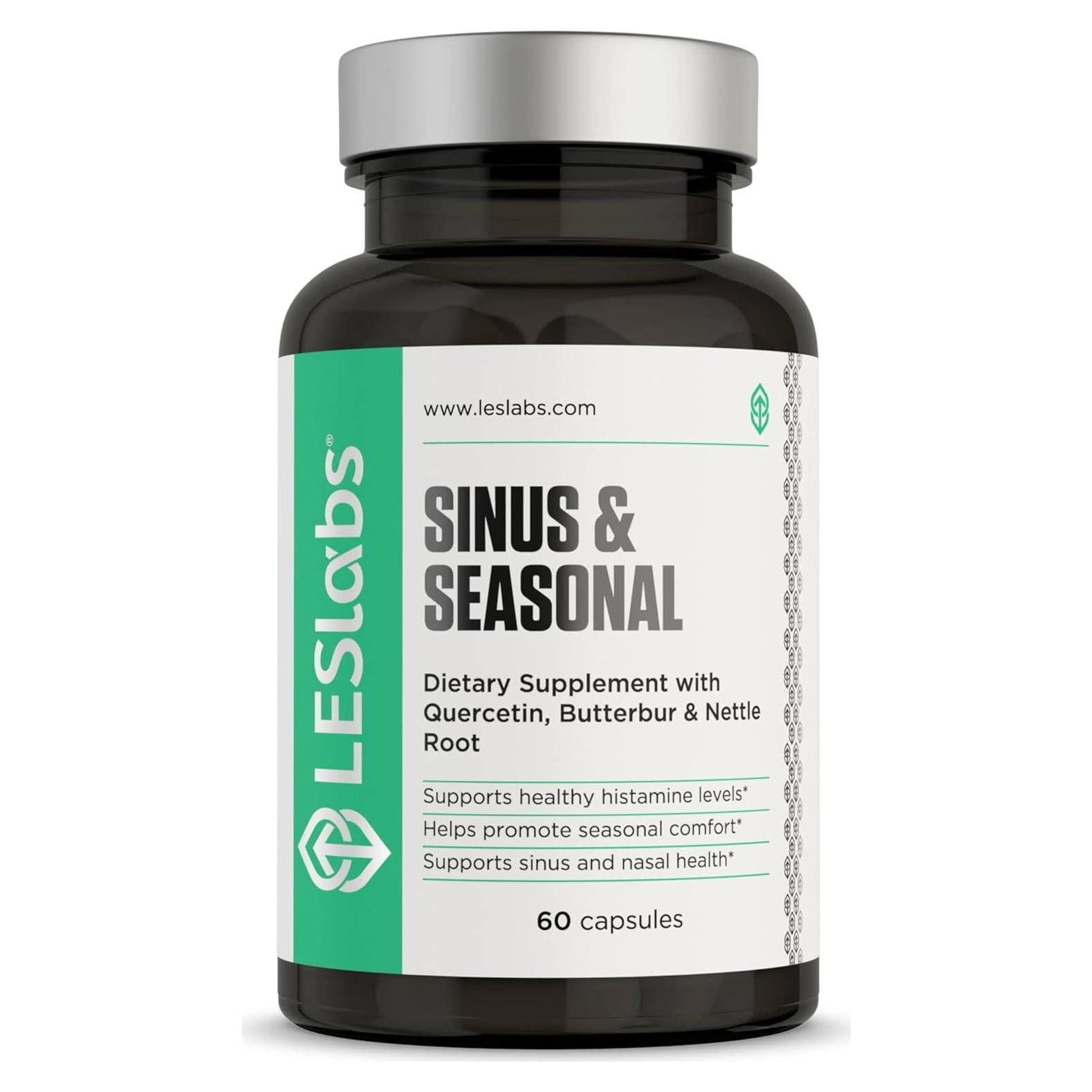 Suplemento Natural LES Labs Sinus & Seasonal - 60 Cápsulas